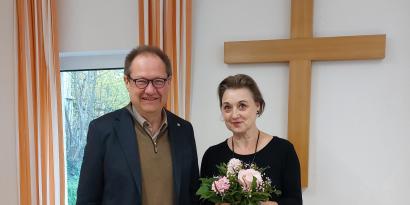 Pfarrer Fritz Graßmann und Pfarrerin Gabriele Fuhrmann.