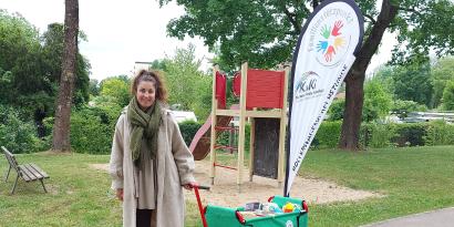 Bollerwagensprechstunde im Herrenbach