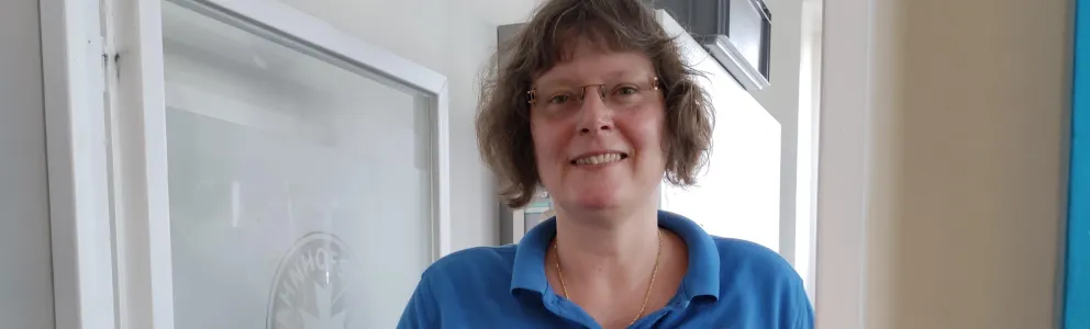 Sabine Ortloff in der Bahnhofmission