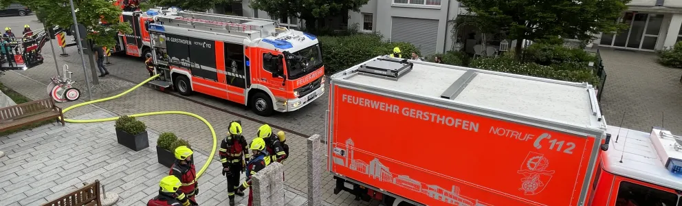 Feuerwehrübung im Paul-Gerhardt-Haus