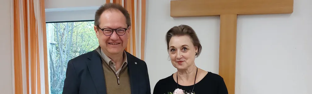 Pfarrer Fritz Graßmann und Pfarrerin Gabriele Fuhrmann.