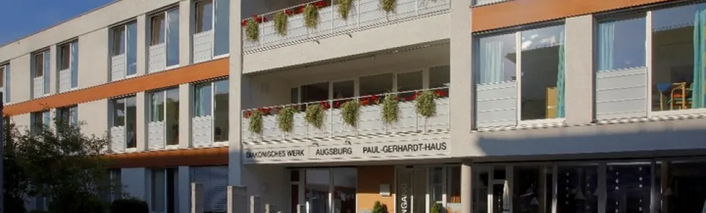 Außenansicht des Pflegeheims Paul-Gerhardt-Haus in Gersthofen. Foto: Herbert Gairhos