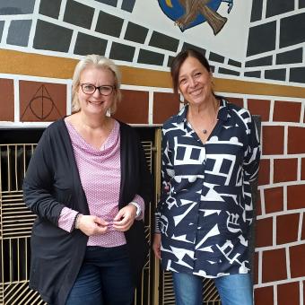 Mitarbeiterinnen der Diakonie im Holbein-Gymnasium