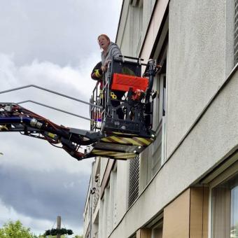 Feuerwehrübung im Paul-Gerhardt-Haus