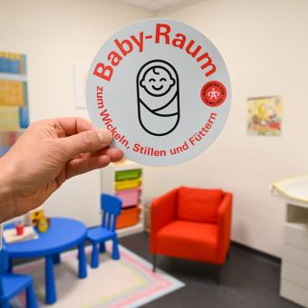Aufkleber Baby-Raum