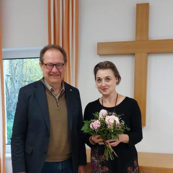 Pfarrer Fritz Graßmann und Pfarrerin Gabriele Fuhrmann.