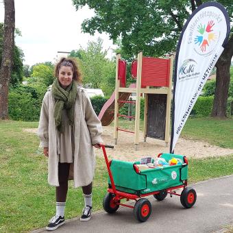 Bollerwagensprechstunde im Herrenbach